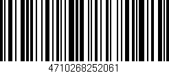 Código de barras (EAN, GTIN, SKU, ISBN): '4710268252061'