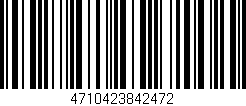 Código de barras (EAN, GTIN, SKU, ISBN): '4710423842472'