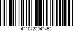 Código de barras (EAN, GTIN, SKU, ISBN): '4710423847453'
