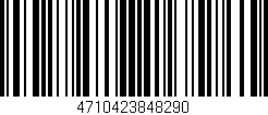 Código de barras (EAN, GTIN, SKU, ISBN): '4710423848290'