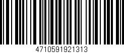 Código de barras (EAN, GTIN, SKU, ISBN): '4710591921313'