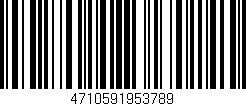 Código de barras (EAN, GTIN, SKU, ISBN): '4710591953789'