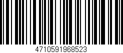 Código de barras (EAN, GTIN, SKU, ISBN): '4710591968523'