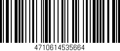 Código de barras (EAN, GTIN, SKU, ISBN): '4710614535664'
