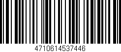 Código de barras (EAN, GTIN, SKU, ISBN): '4710614537446'