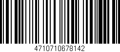 Código de barras (EAN, GTIN, SKU, ISBN): '4710710678142'