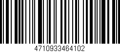 Código de barras (EAN, GTIN, SKU, ISBN): '4710933464102'