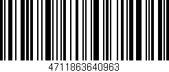 Código de barras (EAN, GTIN, SKU, ISBN): '4711863640963'