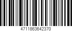 Código de barras (EAN, GTIN, SKU, ISBN): '4711863642370'