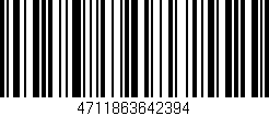 Código de barras (EAN, GTIN, SKU, ISBN): '4711863642394'