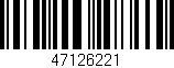 Código de barras (EAN, GTIN, SKU, ISBN): '47126221'