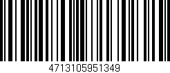 Código de barras (EAN, GTIN, SKU, ISBN): '4713105951349'