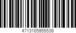 Código de barras (EAN, GTIN, SKU, ISBN): '4713105955538'