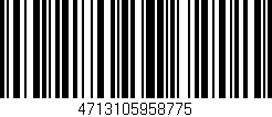 Código de barras (EAN, GTIN, SKU, ISBN): '4713105958775'