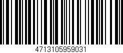 Código de barras (EAN, GTIN, SKU, ISBN): '4713105959031'