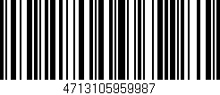 Código de barras (EAN, GTIN, SKU, ISBN): '4713105959987'