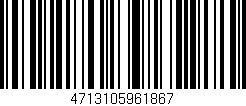 Código de barras (EAN, GTIN, SKU, ISBN): '4713105961867'