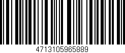 Código de barras (EAN, GTIN, SKU, ISBN): '4713105965889'