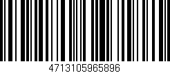 Código de barras (EAN, GTIN, SKU, ISBN): '4713105965896'