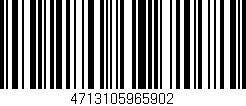 Código de barras (EAN, GTIN, SKU, ISBN): '4713105965902'