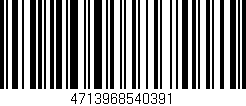 Código de barras (EAN, GTIN, SKU, ISBN): '4713968540391'