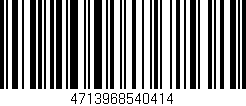 Código de barras (EAN, GTIN, SKU, ISBN): '4713968540414'
