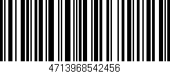 Código de barras (EAN, GTIN, SKU, ISBN): '4713968542456'