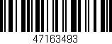 Código de barras (EAN, GTIN, SKU, ISBN): '47163493'