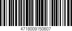 Código de barras (EAN, GTIN, SKU, ISBN): '4718009150607'