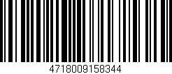 Código de barras (EAN, GTIN, SKU, ISBN): '4718009158344'