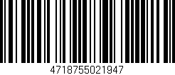 Código de barras (EAN, GTIN, SKU, ISBN): '4718755021947'