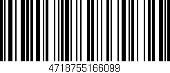 Código de barras (EAN, GTIN, SKU, ISBN): '4718755166099'