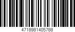 Código de barras (EAN, GTIN, SKU, ISBN): '4718981405788'
