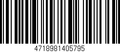 Código de barras (EAN, GTIN, SKU, ISBN): '4718981405795'