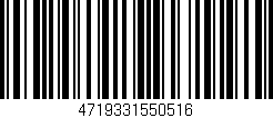 Código de barras (EAN, GTIN, SKU, ISBN): '4719331550516'