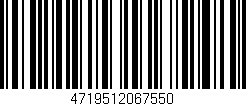 Código de barras (EAN, GTIN, SKU, ISBN): '4719512067550'