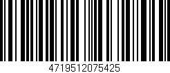 Código de barras (EAN, GTIN, SKU, ISBN): '4719512075425'