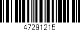 Código de barras (EAN, GTIN, SKU, ISBN): '47291215'