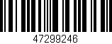 Código de barras (EAN, GTIN, SKU, ISBN): '47299246'