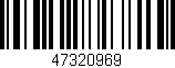 Código de barras (EAN, GTIN, SKU, ISBN): '47320969'