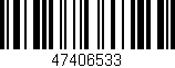 Código de barras (EAN, GTIN, SKU, ISBN): '47406533'
