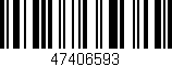 Código de barras (EAN, GTIN, SKU, ISBN): '47406593'
