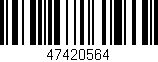 Código de barras (EAN, GTIN, SKU, ISBN): '47420564'