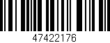 Código de barras (EAN, GTIN, SKU, ISBN): '47422176'