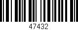 Código de barras (EAN, GTIN, SKU, ISBN): '47432'