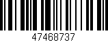 Código de barras (EAN, GTIN, SKU, ISBN): '47468737'