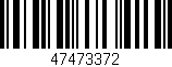 Código de barras (EAN, GTIN, SKU, ISBN): '47473372'