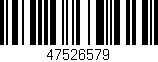 Código de barras (EAN, GTIN, SKU, ISBN): '47526579'