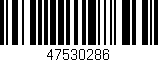 Código de barras (EAN, GTIN, SKU, ISBN): '47530286'