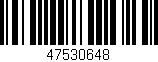 Código de barras (EAN, GTIN, SKU, ISBN): '47530648'